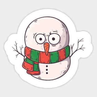 snowman Sticker